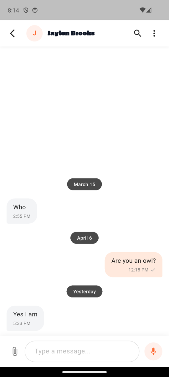 App chat