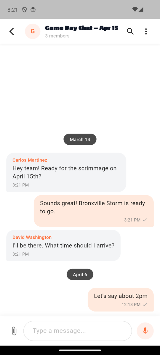 App group chat
